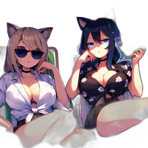 anime, pixel art, concept art, watercolor transparent PNG cut-out