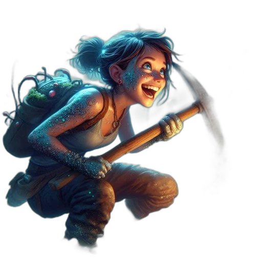 creature, concept art, fantasy art, comic book art transparent PNG cut-out