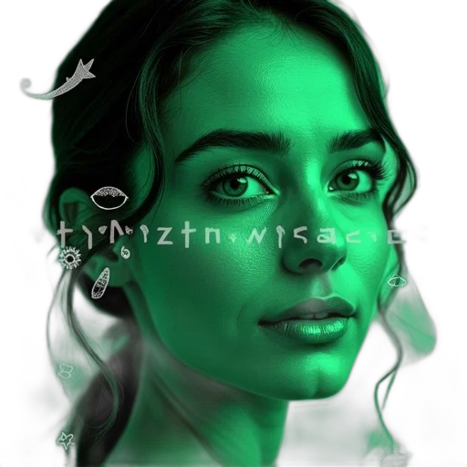 jewelry, face, mask, photorealistic transparent PNG cut-out
