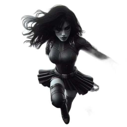 comic book art, concept art, fantasy art, pencil sketch transparent PNG cut-out