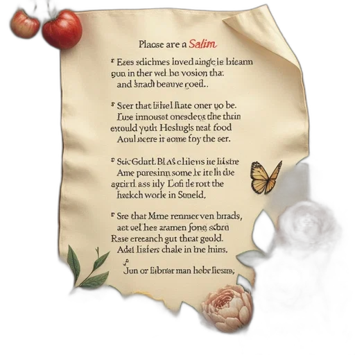 food, illustrated, prove, psalms transparent PNG cut-out