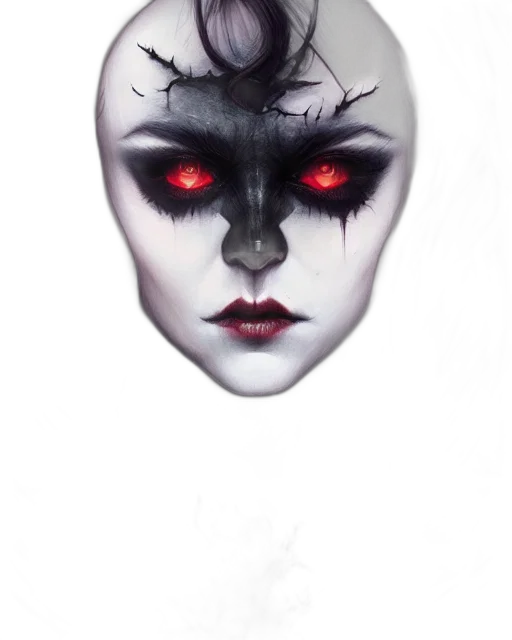 mask, face, creature, crown transparent PNG cut-out