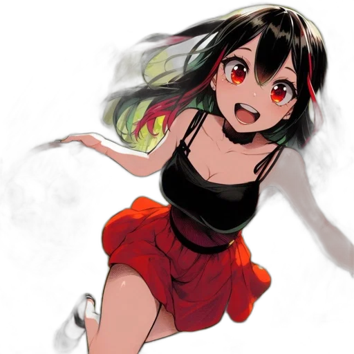 dress, dragon, anime, concept art transparent PNG cut-out