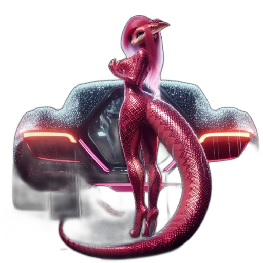 dragon, creature, robot, car transparent PNG cut-out