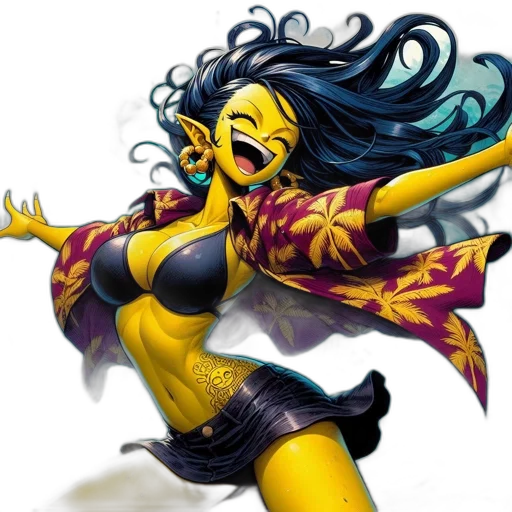 comic book art, fantasy art, concept art, photorealistic transparent PNG cut-out