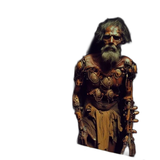 mask, face, staff, creature transparent PNG cut-out