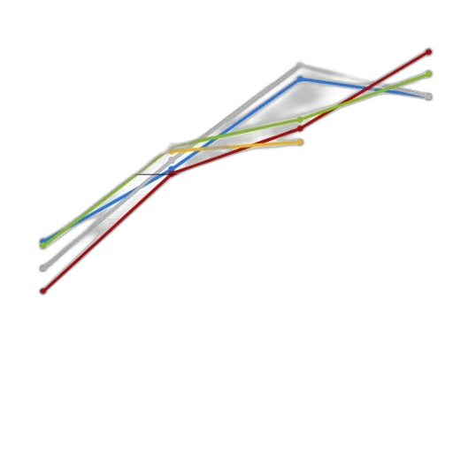 colorful, line, graph, showing transparent PNG cut-out
