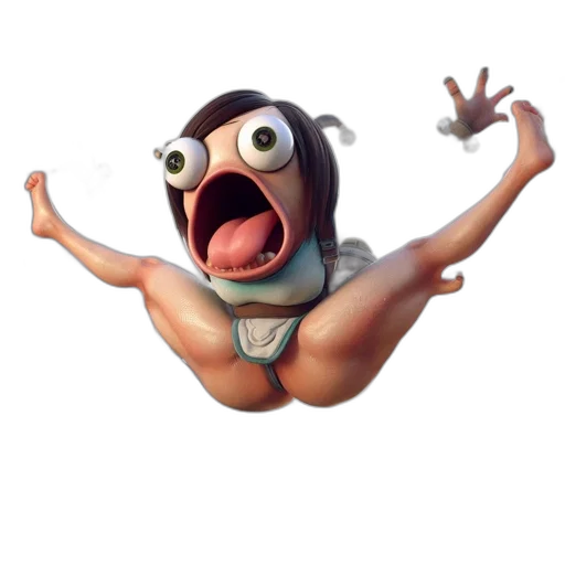 creature, animal, staff, face transparent PNG cut-out