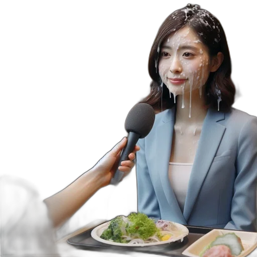 food, face, robot, jacket transparent PNG cut-out