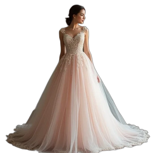 dress, pastel, colorful, line transparent PNG cut-out
