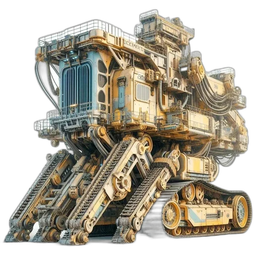 robot, building, car, furniture transparent PNG cut-out