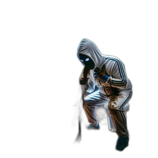 mask, jacket, creature, robot transparent PNG cut-out