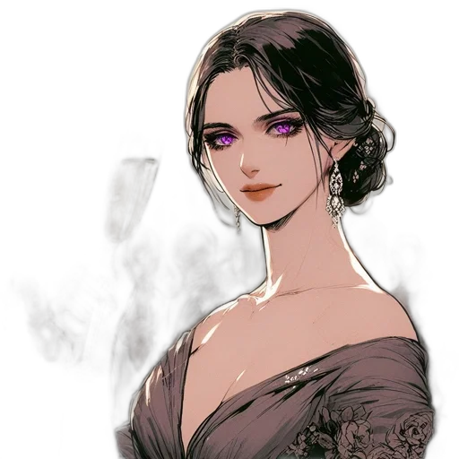 dress, face, jewelry, crown transparent PNG cut-out