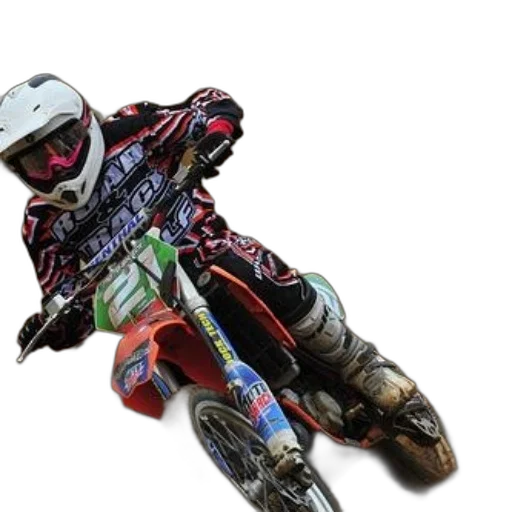 motocross, rider, action, wearing transparent PNG cut-out