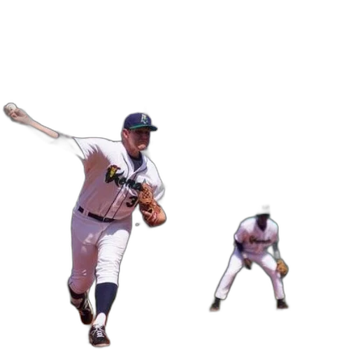 concept art, baseball, player, pitching transparent PNG cut-out