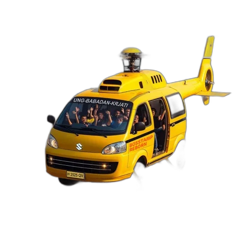 car, weapon, robot, 3d render transparent PNG cut-out