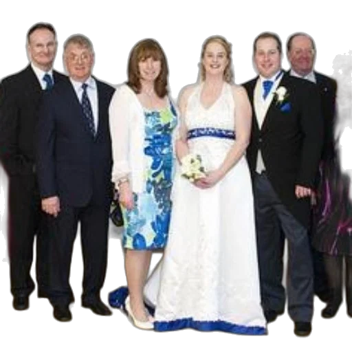 staff, dress, wedding, party transparent PNG cut-out