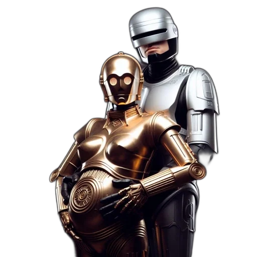 robot, concept art, fantasy art, comic book art transparent PNG cut-out