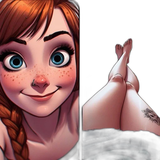 dress, concept art, comic book art, cartoon transparent PNG cut-out