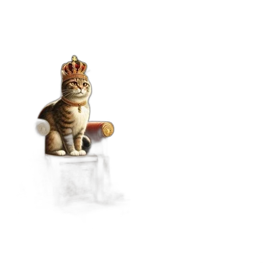 crown, creature, animal, robot transparent PNG cut-out