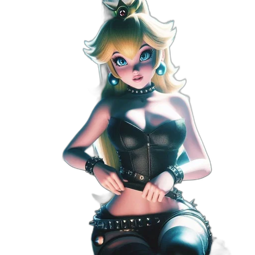 dress, crown, weapon, staff transparent PNG cut-out