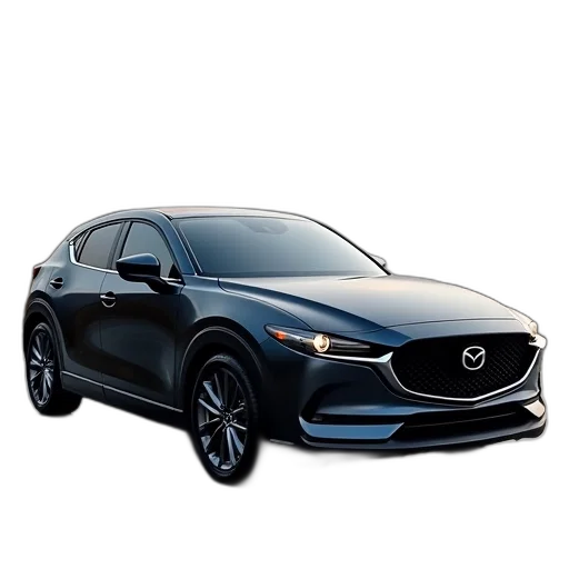 car, 3d render, 2021, mazda transparent PNG cut-out