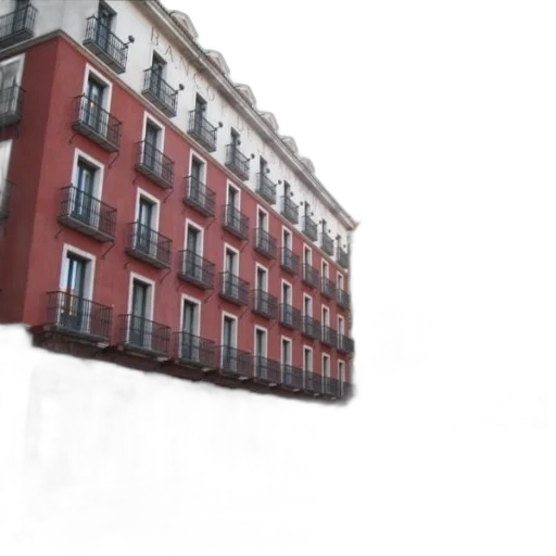 building, umbrella, robot, bottle transparent PNG cut-out