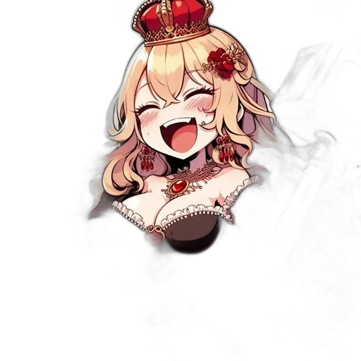 crown, staff, mask, dress transparent PNG cut-out