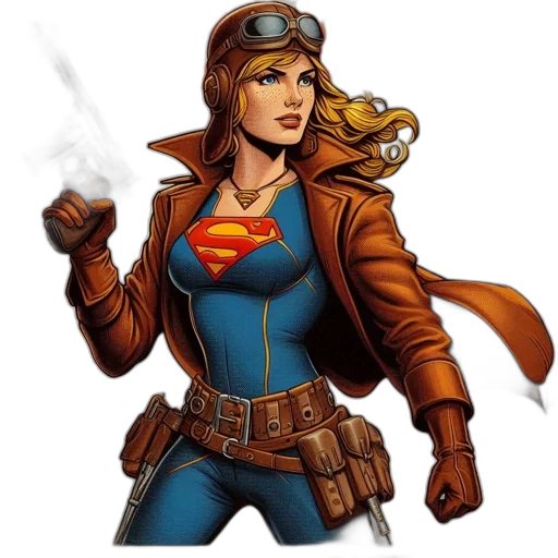 jacket, comic book art, concept art, cartoon transparent PNG cut-out