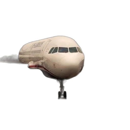 3d render, concept art, airways, airplane transparent PNG cut-out