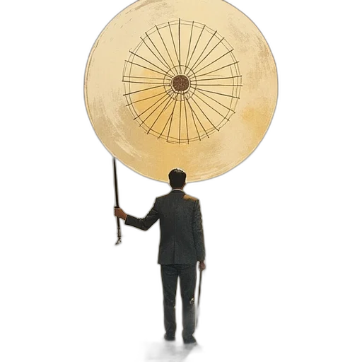 umbrella, staff, hat, weapon transparent PNG cut-out