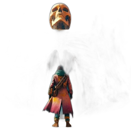 mask, staff, face, weapon transparent PNG cut-out