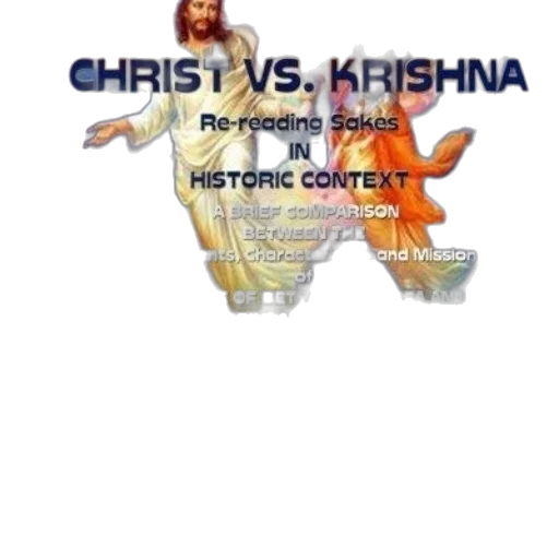 photorealistic, christ, krishna, re-reading transparent PNG cut-out