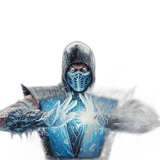 mask, jacket, robot, staff transparent PNG cut-out