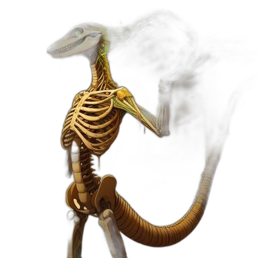 dragon, creature, animal, staff transparent PNG cut-out