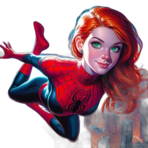 comic book art, concept art, fantasy art, cartoon transparent PNG cut-out