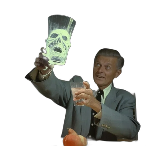 bottle, mask, staff, umbrella transparent PNG cut-out
