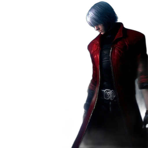 jacket, weapon, concept art, 3d render transparent PNG cut-out