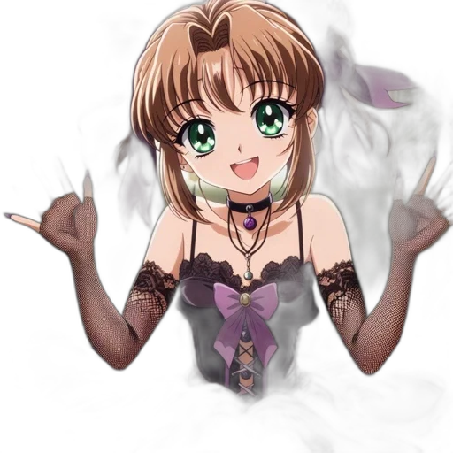 dress, staff, weapon, jewelry transparent PNG cut-out