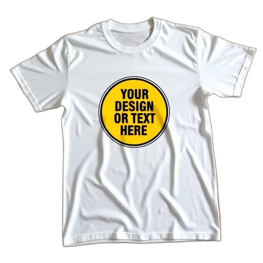 white, t-shirt, graphic, design transparent PNG cut-out