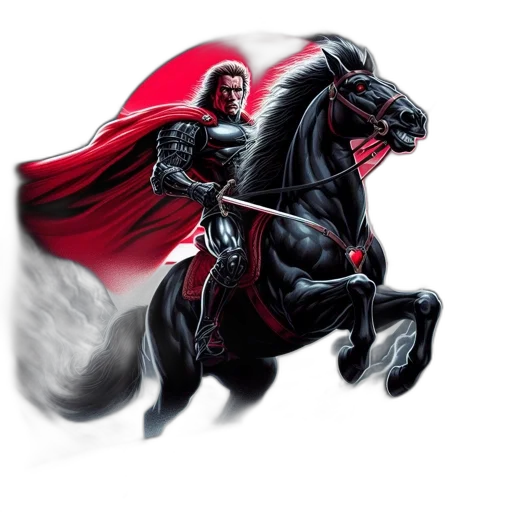 fantasy art, concept art, comic book art, photorealistic transparent PNG cut-out