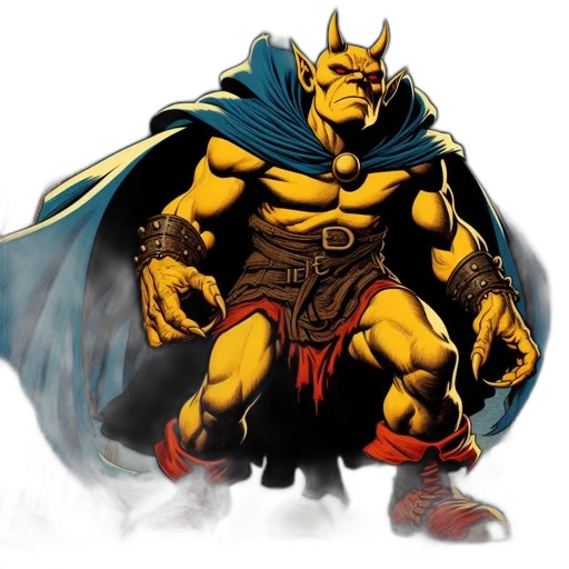 comic book art, concept art, fantasy art, muscular transparent PNG cut-out
