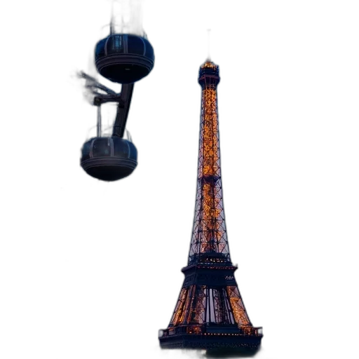 robot, umbrella, building, hat transparent PNG cut-out