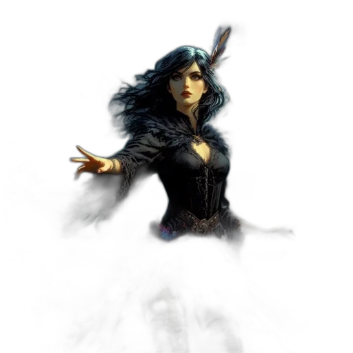 concept art, fantasy art, comic book art, pixel art transparent PNG cut-out