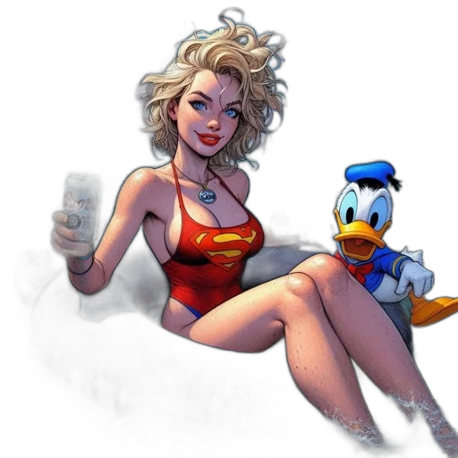 comic book art, concept art, pixel art, cartoon transparent PNG cut-out