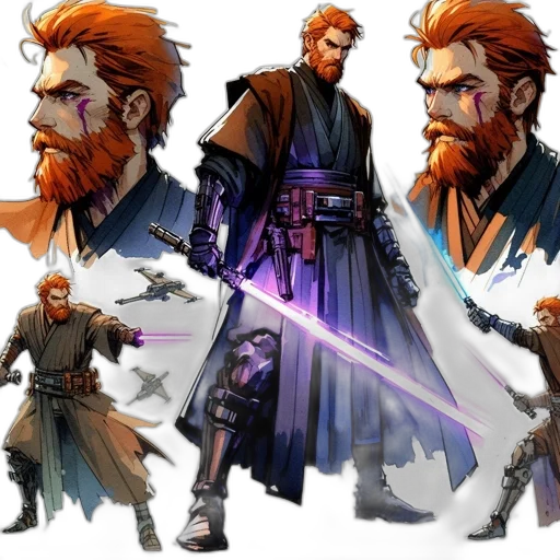 concept art, fantasy art, comic book art, pixel art transparent PNG cut-out