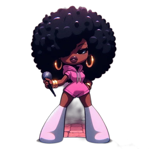 dress, hair, cartoon, concept art transparent PNG cut-out