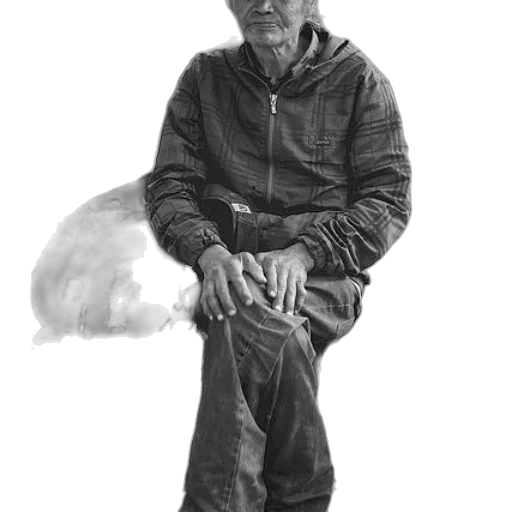 jacket, staff, face, mask transparent PNG cut-out