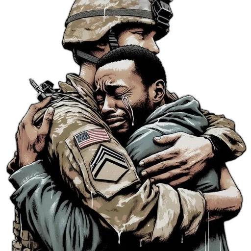 comic book art, concept art, watercolor, image transparent PNG cut-out
