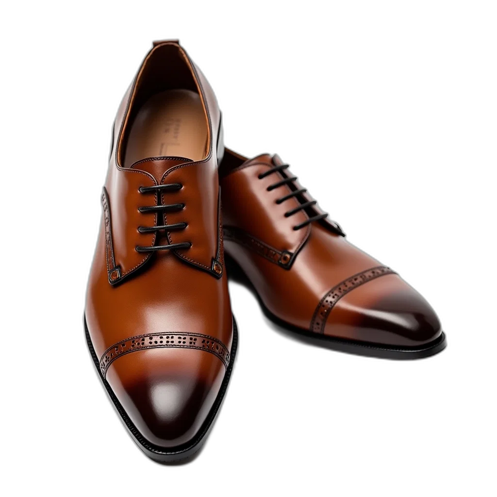 shoes, photorealistic, 3d render, pair transparent PNG cut-out